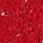 Miyuki quarter tila 5x1.2mm beads - Opaque dark red QTL-408